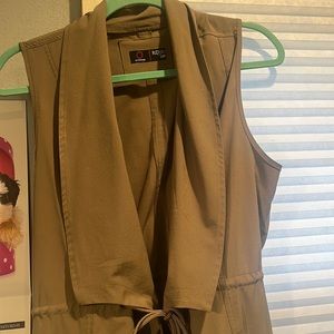 Short sleeve open cardigan